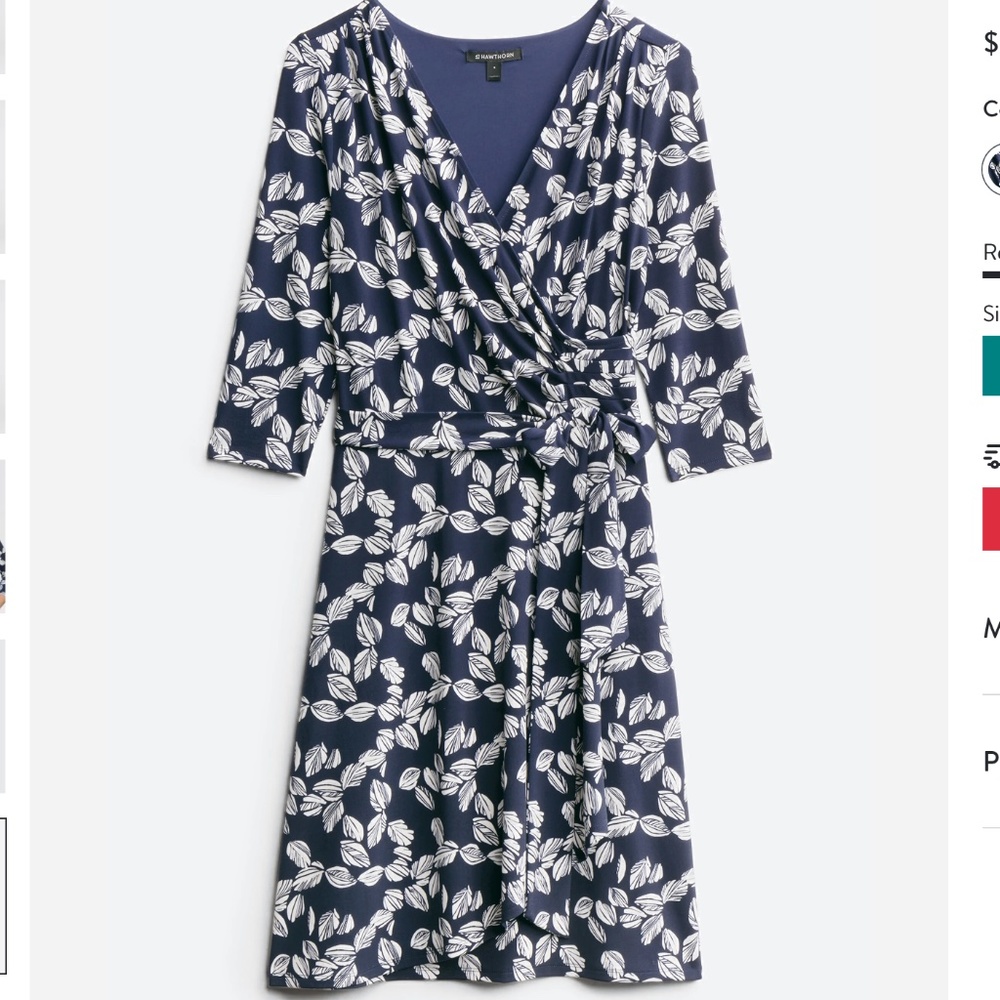 41 Hawthorne - Kaylee Faux Wrap Knit Dress
